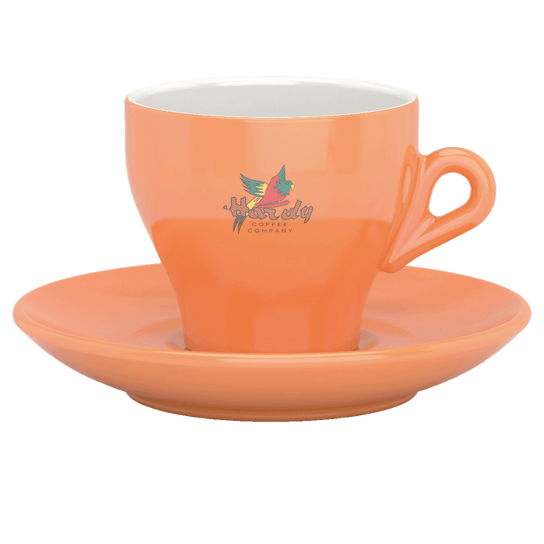 Cappuccino Cup Vintage 1954 Orange Cappuccino cup