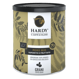 Caffè Hardy Perù Bio — Lattina grani 250 g