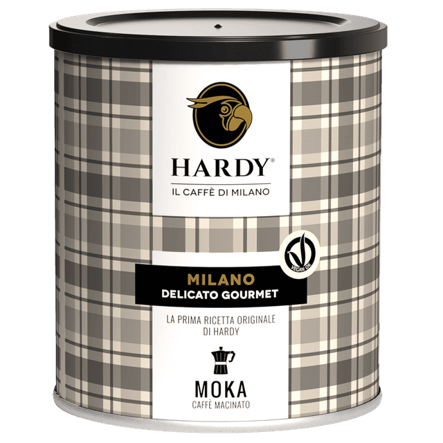 Caffè Hardy Milano — Lattina moka 250 g