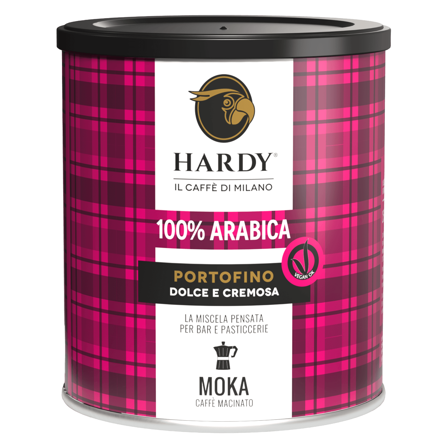 Caffè Hardy Portofino — Lattina moka 250 g