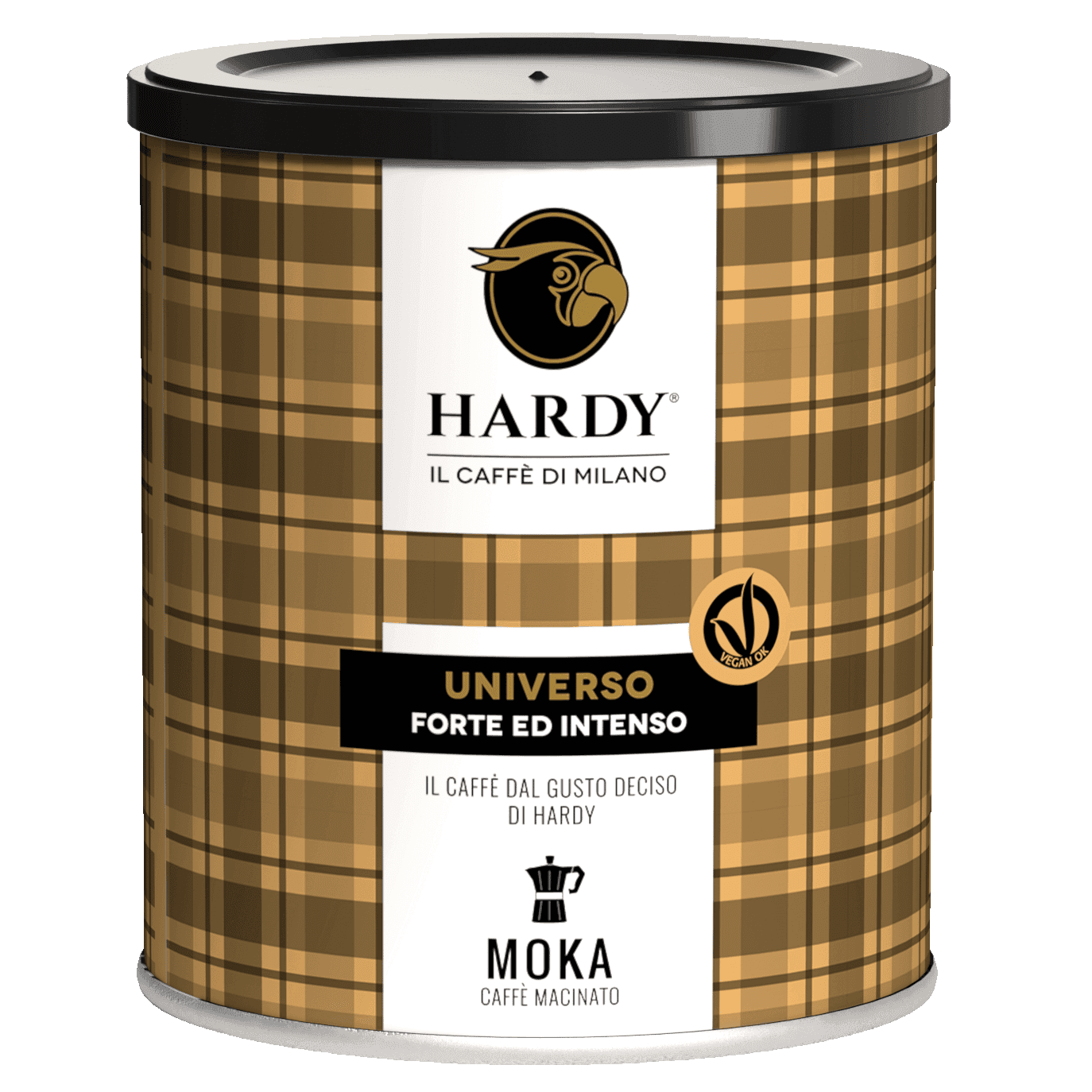 Caffè Hardy Universo — Lattina moka 250 g