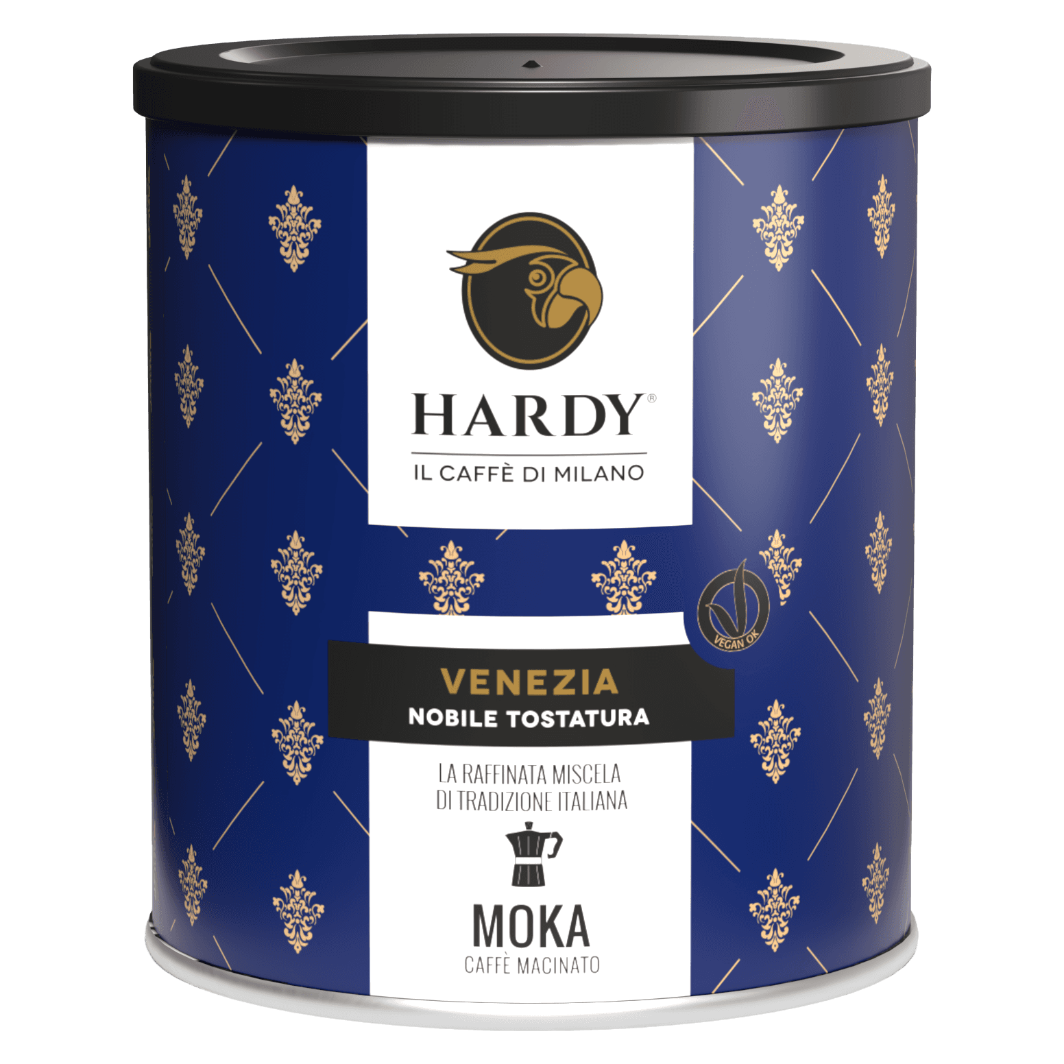 Caffè Hardy Venezia — Lattina moka 250 g